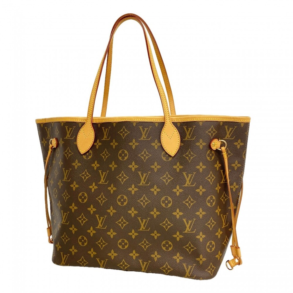 Louis Vuitton Monogram Neverfull MM Tote Bag M40156 Brown (Women's)